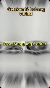 ROSE - Cetakan Kue Cubit Lumpur Motif Anti Lengket 12 Lubang