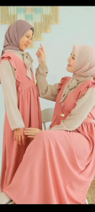Gamis Anak Perempuan Pita Usia 3 Sampai 6 Tahun/Baju Dress Muslimah Aanak Terbaru 2024