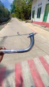 Leheran knalpot samlong full bending inlet 38/50beat carbu beat deluk beat new