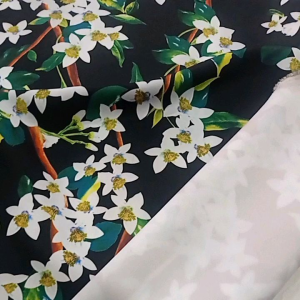 Kain Kanfas Polyester Motif Tebal Harga Setengah Meter