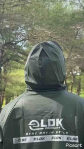 RAINCOAT JAS HUJAN PONCO LENGAN/KELELAWAR TEBAL KUAT LENTUR ANTI ROBEK BAHAN PVC ANTI REMBES DAN BOCOR BY ELOK / AKULA / AXIO