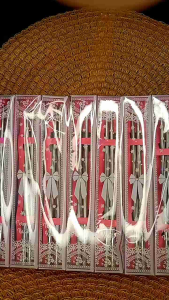 vania souvenir..souvenir pernikahan Sumpit Stenlis Mika Motif isi 50 pcs Souvenir Pernikahan sovenir khitan khitanan