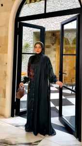 gamis dress Alena deenara silk by rashi