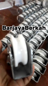 roda pagar nilon / roda nilon bubut pagar stainles tanpa rumah uk 6 cm roda pagar nillon roda pintu besi stainless roda nilon pintu dorong roda nillon pintu lipat