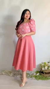 Filipiniana dress semi gown (S - L)