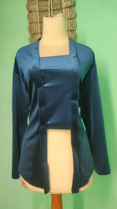Kebaya Kutu Baru Polos bahan Bludru lembut