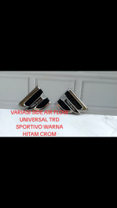 VARIASI VENTILASI SAMPING MOBIL RUSH TERIOS 2006 ON TRD SPORTIVO HITAM CROM