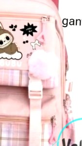 Tas ransel Labubu tas sekolah anak SD SMP free nano spray gantungan pompom tas sekolah anak tas ransel
