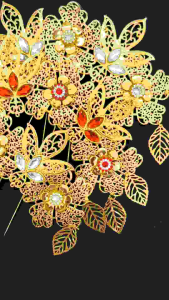 cucuk sanggul simple.Gold/silver.Welding.All events.1 piece.Jarum tajamhalus