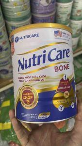 Sữa Bột Nutricare BONE 850g Giúp Xương Khớp Chắc Khoẻ Tăng Cường Khối Cơ Sữa Giảm Đường Ít Ngọt
