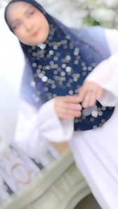 Hijab bergo pet gradasi Jersey printing by Aliya Hijab