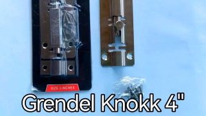 Grendel Pintu Knokk 4" Stainless / Grendel Knokk 4 Inch / Slot Pintu