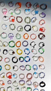 PROMO!!! CINCIN MANIK / RING BEADS PAKET USAHA ISI 50