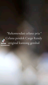 Celana Cargo KENDY pendek 7/8 kantong gembol RIP (lingkar karet) HFC