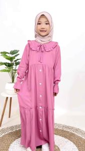 gamis anak perempuan umur 7 12 tahun jesica dress terbatu 2025 termurah baju muslim syari anak
