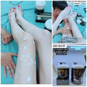 kem body nửa kí kích trắng nâng tone