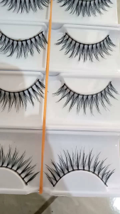 Bulumata palsu atas natural kode m3 lusinan 12pasang