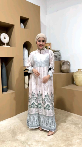 Dress Anjani Pita Rayon Motif Premium
