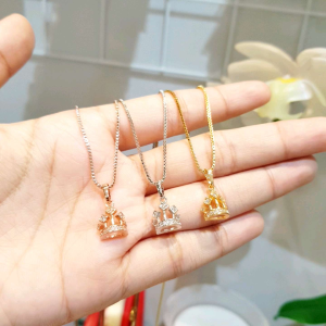 Deux - Kalung Wanita Liontin Crown