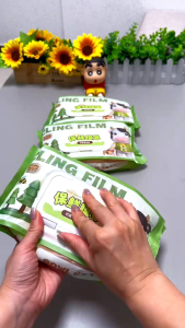 ReadyInMalaysia# 保鲜膜套 Niu+ 100PCS Food Grade Plastic Wrap Elastic Food Covers for Kitchen Bowls 彩色保鲜膜套 colourful