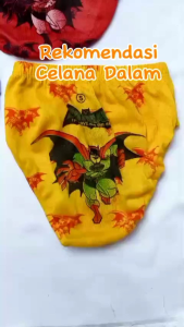 12 PCS Celana Dalam Anak Laki-laki karakter Superhero Usia 1-8 Tahun CD Anak Terbaru
