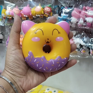 Squishy Donat: Makanan Pel放松玩具，带来欢乐的食品