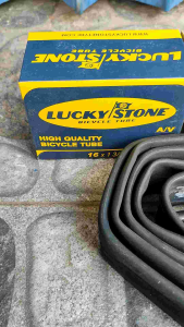 Ban Dalam Sepeda Ukuran 16 x 1 3/8 Lucky Stone Pentil Motor AV48 Anak Mini Lipat | High Quality