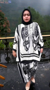 SET KEMEJA CELANA JUMBO RAYON SETELAN BUNDLING BAJU DAN CELANA ONE SET JUMBO RAYON LD 130 XXXL LD140 XXXXL MUAT SAMPAI BB 125 KG