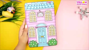 PANDA PAPER DOLL HOUSE QUIET BOOK MAINAN RUMAH RUMAHAN
