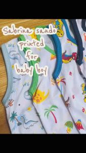Sabrina Sando Cotton Printed for Boy 0-2 Years Old - 6 Colors Available - Mall Quality