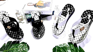 Aprilshoes Sandal wedges wanita CV terlaris terbaru 2024