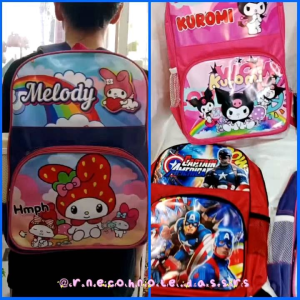 TAS RANSEL ANAK BESAR 2RUANG 2RESLETING MODEL TERBARU / TAS SEKOLAH KARAKTER COWOK CEWEK / TAS PUNGGUNG ANAK KUALITAS BAGUS / TAS SEKOLAH TK / SD ULTRAMAN SPIDERMANCINNAMOROLL MELODY KUROMI LABUBU / CUTE BACK PACK / TPD9827