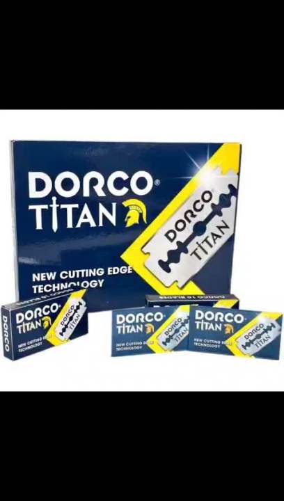 [Giá Sỉ ] Lưỡi Lam - Dao Lam Dorco Titan - Hộp 100 Lưỡi, Lam Mỏng, Lam Trắng Sắc Bén - Có Tem Chống Giả - Hàng Chính Hãng