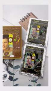 Dầu Gội Phủ Bạc Nhuộm Đen Tóc ( Gội Là Đen) Fast Magic Black Hair Shampoo Nhân Sâm - Hộp 2 Gói