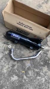 ท่อ ผ่าหมก +จุกลดเสียงมีมอก. Click110/Click-i ตัวเก่า /Click คาบู CLICK-PLAY ท่อไอเสียคอท่อเลส ปากกว้าง 1 นิ้ว ขนาด25mm