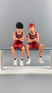 Mô hình Slam Dunk - Hanamichi Sakuragi & Rukawa Kaede - Mô hình cầu thủ bóng rổ cực ngầu - Kích thước 35x8 & 65x15cm