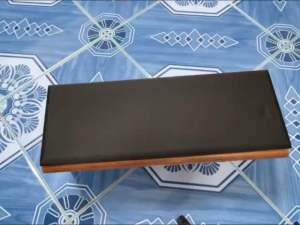 ตู้ลำโพงเปล่า 4 นิ้วเสียงกลาง ใบ สีน้ำตาลลายไม้สักทอง ฝาหน้า ตู้คอล์ลั่ม ตู้ลำโพงเปล่าสำหรับลำโพง หรือ ตู้ลำโพงเปล่าเตอร์