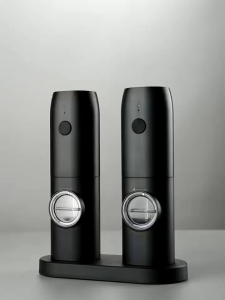 Mini Grinder Pepper Dapur 70 ml Elektrik LED - Alat Penggiling Bumbu Biji Lada Seasoning Praktis