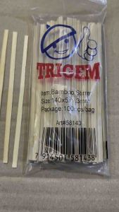 Bamboo coffee stirrer 100 Pieces per Pack By Drakes Packaging Supplies