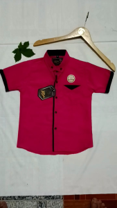 Kemeja anak Kemeja pendek Kemeja kombinasi Kemeja Polos Baju anak Atasan Anak