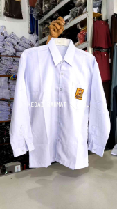 Baju Sekolah SMP MTS Bahan Oxford Super Tebal Lengan Panjang Jumbo Big Size Martin