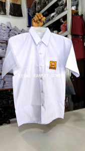 Baju Sekolah SMP MTS Bahan Oxford Super Tebal Lengan Pendek Jumbo Big Size Martin