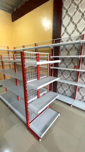 Rak Gondola minimarket supermarket  paket 3 set  panjang 215cm