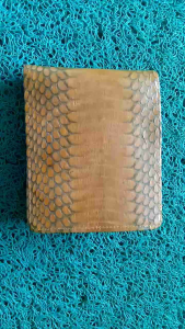 Dompet Kulit Ular Cobra: Model Lipat 3 Maxi Slot Card