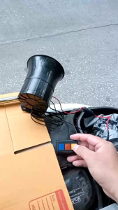 ไซเรน7เสียง ดังดีเสียงไซเรน ฉุกเฉิน ระบุใช้กับไฟรถมี12v./24. ได้เลยจ้า