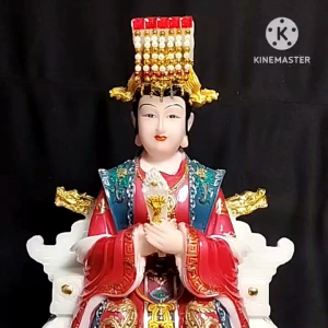 [ Cao 30 cm ] Bộ tượng 5 Mẹ  Ngũ Hành Nương Nương  Chất Liệu Bột Đá  ( Hàng Nhập Khẩu )