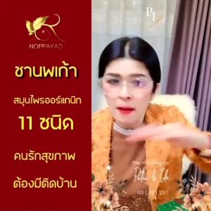 ชนิดชงดื่ม ชานพเก้าพลัส ราคา 350 บาท แบรนด์ครูพี่พร