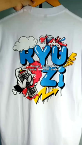 KAOS PRIA DAN WANITA DEWASA OBLONG TANGAN PENDEK RYUZI.ID BAJU TSHIRT ATASAN COCOK CEWEK DISTRO KEREN BAHAN LEMBUT NYAMAN DIPAKAI BISA COD