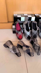 Bernice 580 Sepatu flat shoes rajut knit anyaman wanita woman casual woven footwear