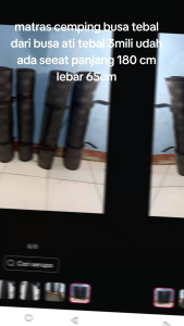 matras dari busa ati serat cacing cocok buat kumpul barang keluarga yang suka hiking terepling cocok bsnget mudah di bawa kemana mana panjang di 180cm kebar 60cm Outdoor Camping